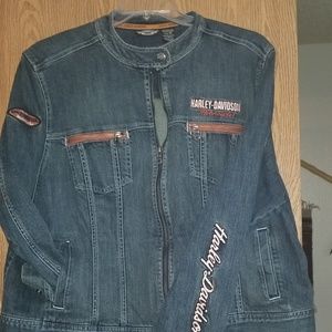 Harley Davidson Womens Jean Jacket 